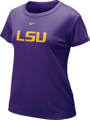 Nike Women's NCAA LSU Nike-FIT Logo T-Shirt
