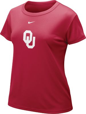 Nike Women's NCAA Oklahoma Nike-FIT Logo T-Shirt