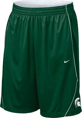 Nike Men's NCAA Michigan St. Basketball Pregame Shorts