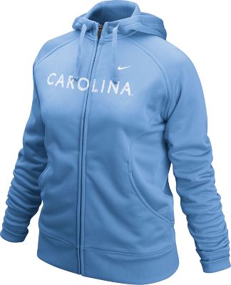 Nike Women's NCAA UNC FullZip Fleece Hoodie