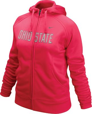 Nike Women's NCAA Ohio St. FullZip Fleece Hoodie