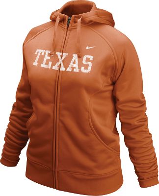 Nike Women's NCAA Texas FullZip Fleece Hoodie