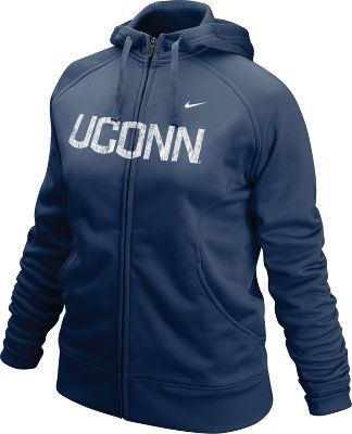 Nike Women's NCAA UConn FullZip Fleece Hoodie
