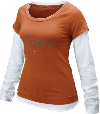 Nike Women's NCAA Texas Double Layer Shirt