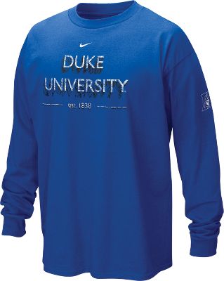 Nike Men's NCAA Duke Osmosis Long Sleeve Shirt