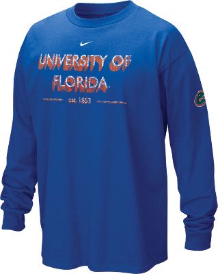 Nike Men's NCAA Florida Osmosis Long Sleeve Shirt