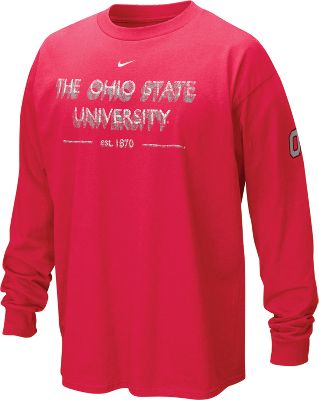 Nike Men's NCAA Ohio St. Osmosis Long Sleeve Shirt