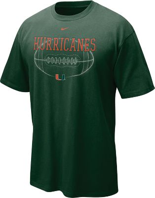 Nike Men's NCAA Miami Quarterback Draw T-Shirt