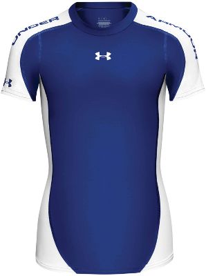 Baseball Under Armour Youth Blitz Short Sleeve Shirt Youth Large Royal Blue
