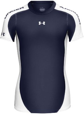 Baseball Under Armour Youth Blitz Short Sleeve Shirt Youth Large Navy Blue