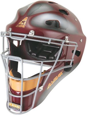 Baseball All Star 2 Tone MVP Catchers Helmet 2200TT Maroon