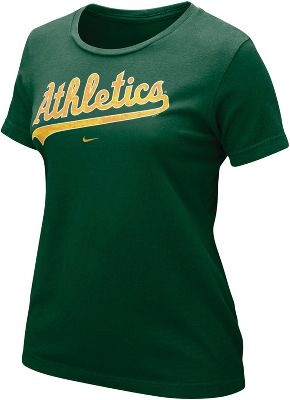 Nike Women's MLB Oakland Athletics Sparkle T-Shirt