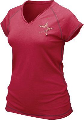 Nike Women's MLB Astros Bases Loaded Shirt