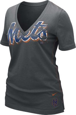Nike Women's MLB Mets My Team V-Neck T-Shirt