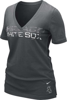 Nike Women's MLB White Sox My Team V-Neck T-Shirt