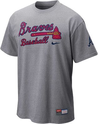 Nike Men's MLB Braves Baseball Practice T-Shirt