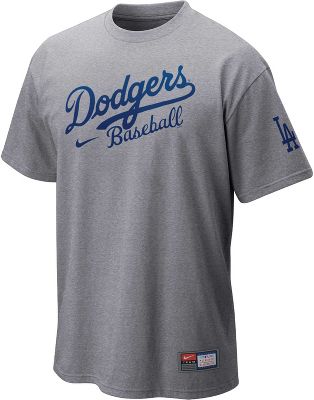Nike Men's MLB Dodgers Baseball Practice T-Shirt