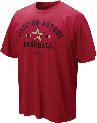 Nike Men's MLB Astros Safety Squeeze T-Shirt