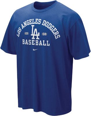 Nike Men's MLB Dodgers Safety Squeeze T-Shirt
