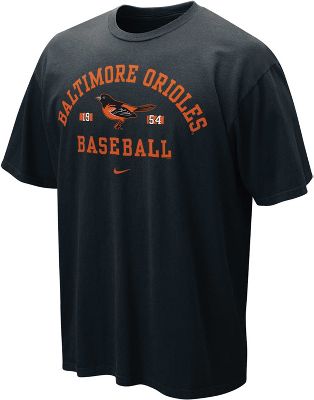 Nike Men's MLB Orioles Safety Squeeze T-Shirt