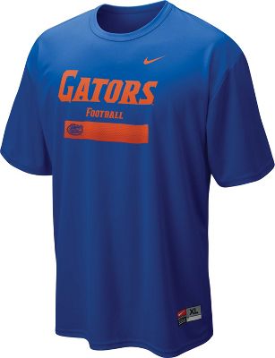 Nike Men`s NCAA Florida Weight Room Dri-FIT Shirt