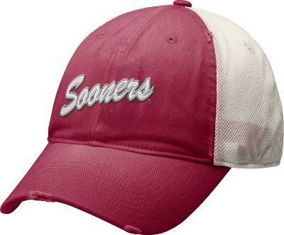 Nike Men` s NCAA Oklahoma Heritage Mesh Flex Cap