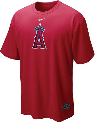 Nike Men's MLB Anaheim Angels Dri-FIT Logo Shirt