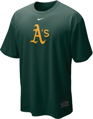 Nike Men's MLB Oakland Athletics Dri-FIT Logo Shirt