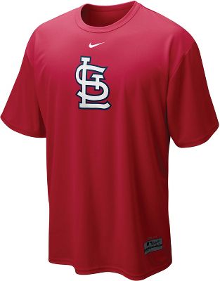 Nike Men's MLB St. Louis Cardinals Dri-FIT Logo Shirt