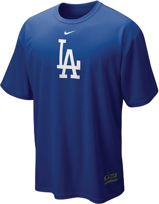 Nike Men's MLB Los Angeles Dodgers Dri-FIT Logo Shirt