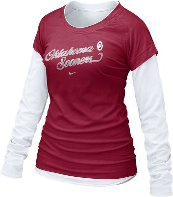 Nike Women's NCAA Oklahoma Cross Campus Shirt