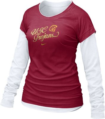 Nike Women's NCAA USC Cross Campus Shirt