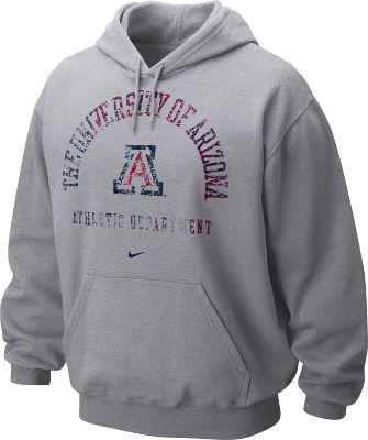 Nike Men's NCAA Arizona PreReq Distressed Hoodie