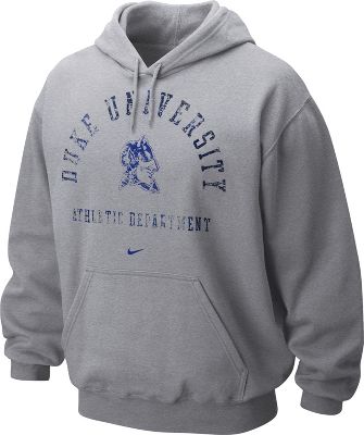 Nike Men's NCAA Duke PreReq Distressed Hoodie