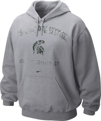 Nike Men's NCAA Michigan St. PreReq Distressed Hoodie
