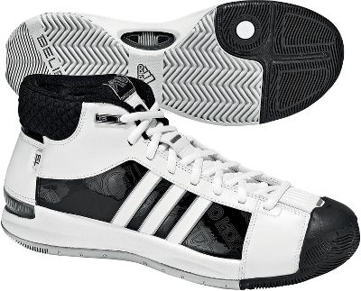 Baseball - Adidas TS Pro White/Black Men's Basketball Shoe - Basketball Footwear - Basketball Shoes, Court Shoes