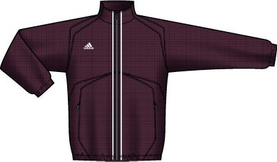Adidas Adult Big Game Warm-Up Jacket Light Mar/Wht