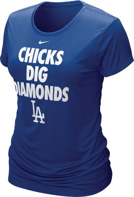 Nike Women's MLB Chicks Dig Diamonds T-Shirt