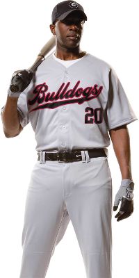 Baseball Nike Modified Adult Full Button Baseball Jersey Large White