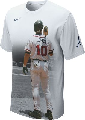 Nike MLB Men's Chipper Jones Cleanup Player T-Shirt 