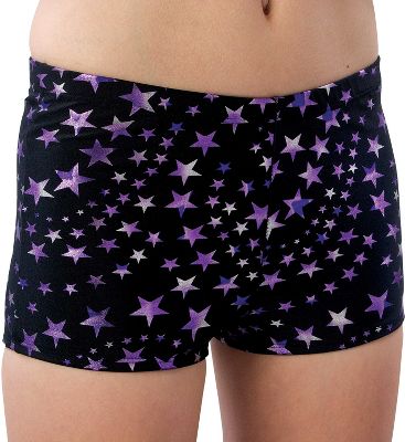 Pizzazz Youth Purple Superstar Boy Cut Briefs