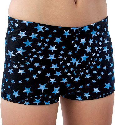 Pizzazz Adult Turquoise Superstar Boy Cut Briefs