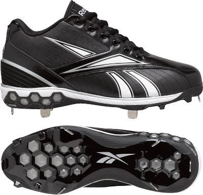 Baseball - Reebok Men's Hexmetal Mid Metal Baseball Cleats - Metal Baseball Cleats