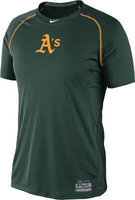 Nike MLB Pro Combat Raglan Short Sleeve Shirt