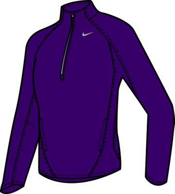 Nike Women's Half Zip Chamois Jacket