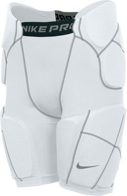 Nike Adult Pro Impact White Padded Football Shorts
