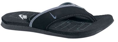Nike Men's Celso Thong Black/Grey Slides