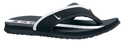 Nike Women's Black/White Celso Thong Plus Slides