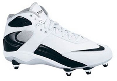 Nike Air Men's Zoom Blade D Football Cleat WHT/BLK