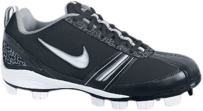 Nike Women's Slam MCS Black/White Softball Cleats